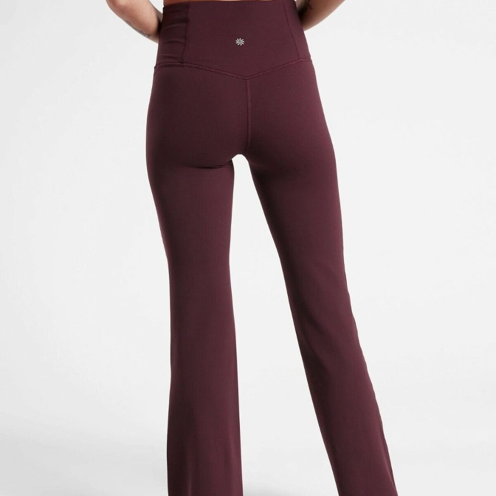 Burgundy Elation Flare Pant Athleta Large Tall